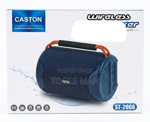 Caston St-2066 Rechargeable Wireless Bluetooth Speaker.Fm Radio Usb