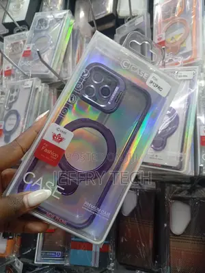 Branded Clear Magnetic Phone Case Designed for the iPhone 12 Pro