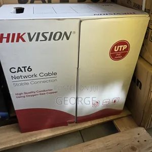Hikvision 305m Pure Copper Cat6 Cable for CCTV Networking