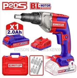 Cordless Drywall Screwdriver 1/4 20v Emtop Ecdsl204281