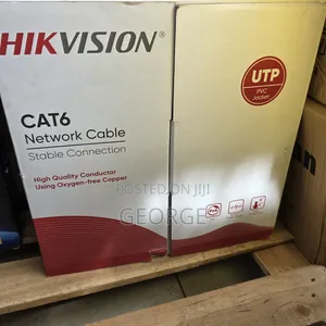 Premium Hikvision 305m Pure Copper Lan Cable for Security Systems