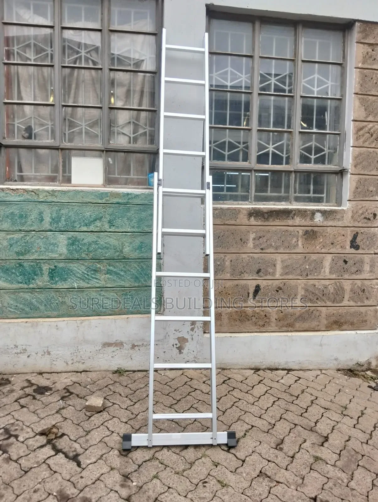 Aluminum Double Extension Ladder 2*6steps