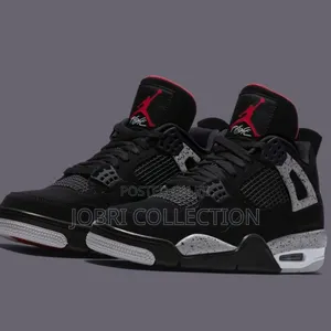 Air Jordan 4 Retro Black Cement Sneakers
