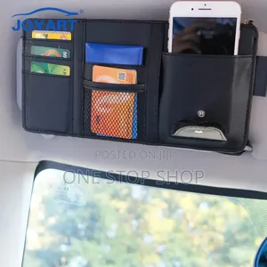Multifunctional Sun Visor Organizer for Card,Glasses,Pens Storage