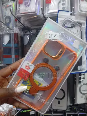 Orange-Edged Phone Case for the iPhone 13