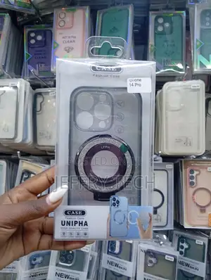 Case for the iPhone 14 Pro, a Magnetic Ring and Bling Glitter