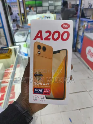 New Itel A200+ 128 GB Silver