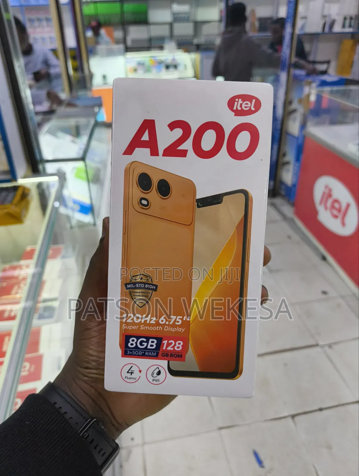 New Itel A200+ 128 GB Silver