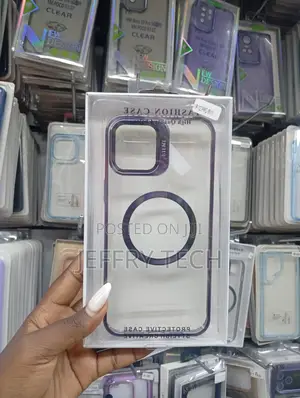 A Clear Magnetic Phone Case With a Built-in Stand