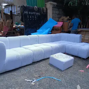 7 Seater Fancy Bubble L Seat Sofa