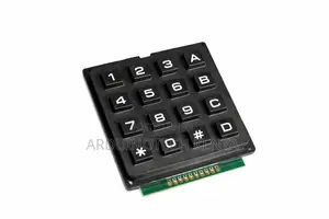 4×4 Matrix Keyboard Keypad Module With Plastic Keys.