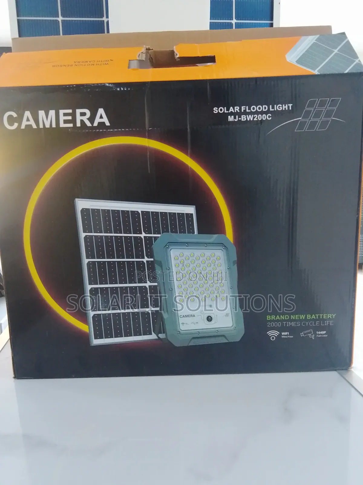 Solar Flood Light Mj-Bw200c With in-Built Camera