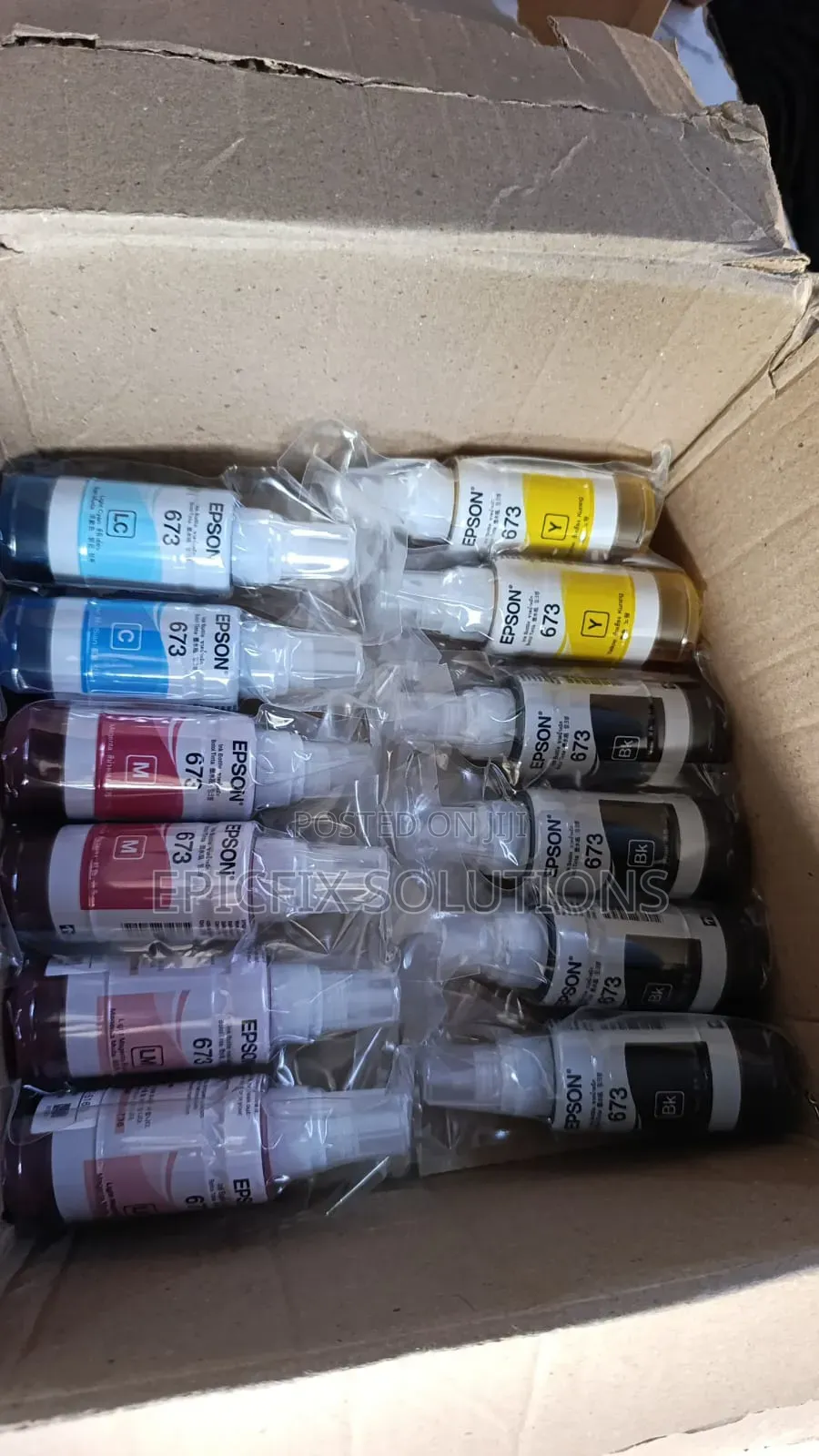 Six Color Epson Printer Original Inks 673 Eg L850 Printer Available
