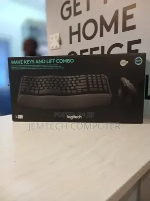 Logitech Wave Keys Lift Combo, Ergonomic Bluetooth Keyboard Mouse