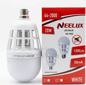 Mosquito Killer Led Bulb - B22 Base, 1300lm, Insect Zapper.Neelux 20w