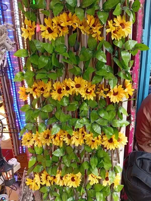 Decorative Artificial Sunflower Artificial Fence Measurements 3m by 1m