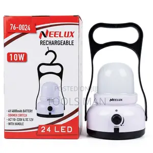 Neelux 24 Led Rechargeable Lantern 10w Lamp-Brightest Emergency Light