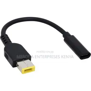 15cm 65w Usb Type-C Female to Slim Tip Power Charging Cable,