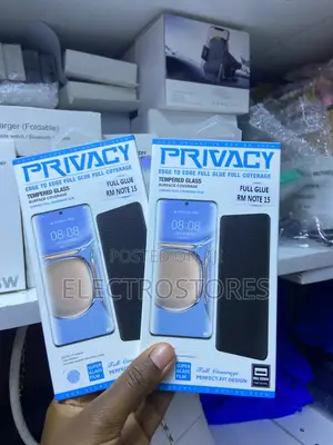 Redmi Note 15 Privacy Glass Protector Full Glue