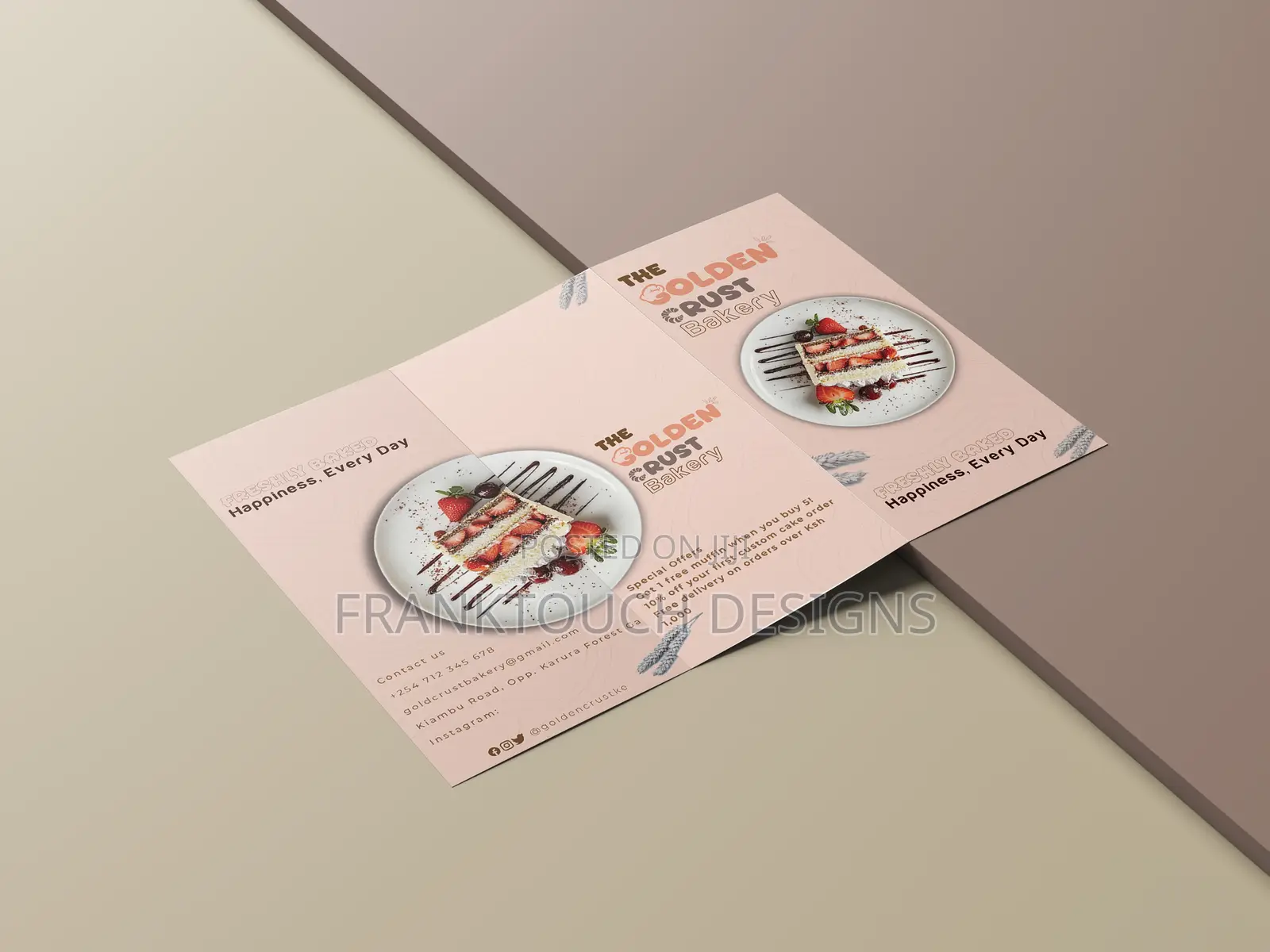 Trifold Dl Leaflet Brochure