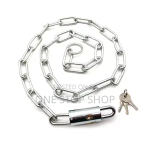 1.5m Chain All Purpose Lock With Galvanized Finish To Prevent Rust