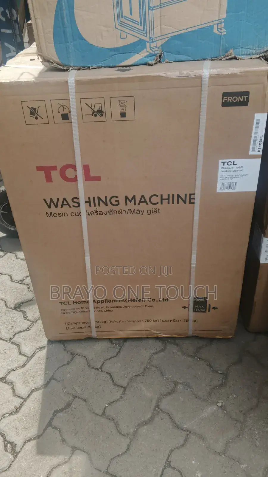 TCL P1108fl 8kg Front Load Washing Machine