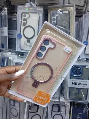 Branded Magnetic Stand Case Designed for the Samsung Galaxy S23 Plus.