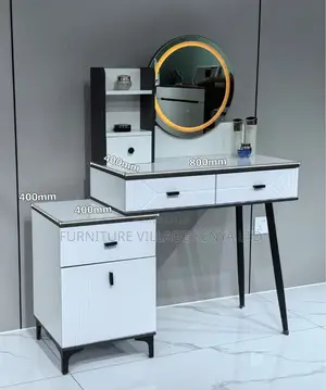 Modern Imported Vanity Make Up Table With Light