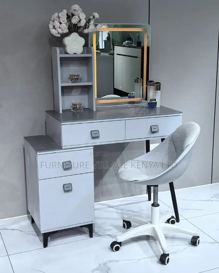 Modern Imported Vanity Make Up Table With Light