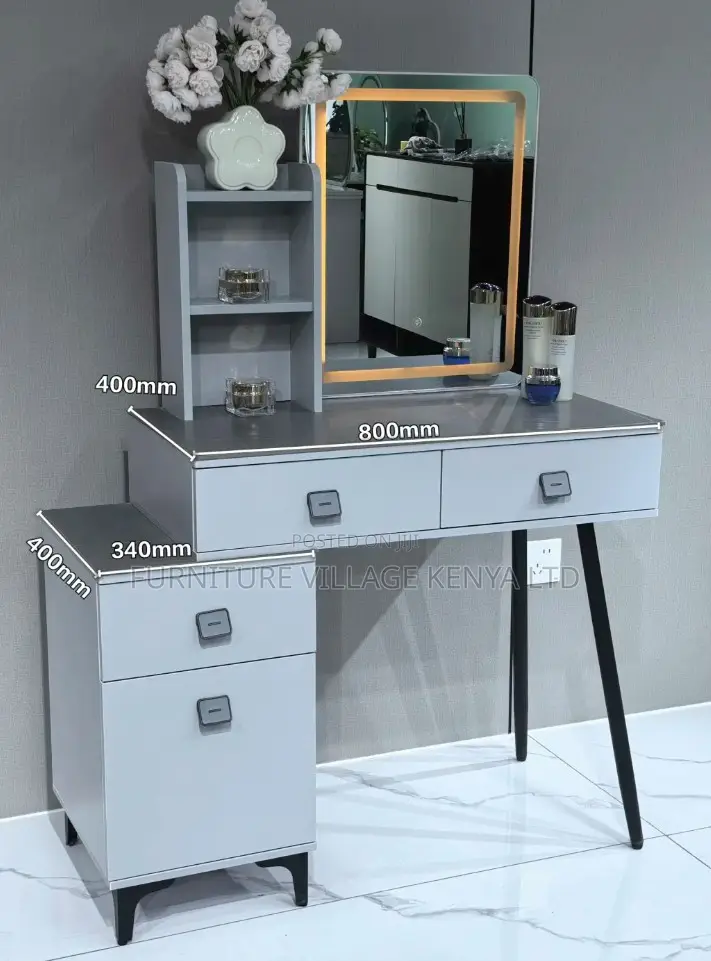 Modern Imported Vanity Make Up Table With Light