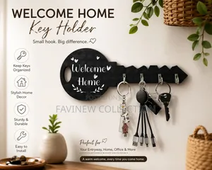 Keep Your Keys Organized in Style With This “Welcome Home” Key Holder
