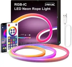 Rgb-ic Led Neon Snake Light, A Flexible Decorative Lighting Solution.