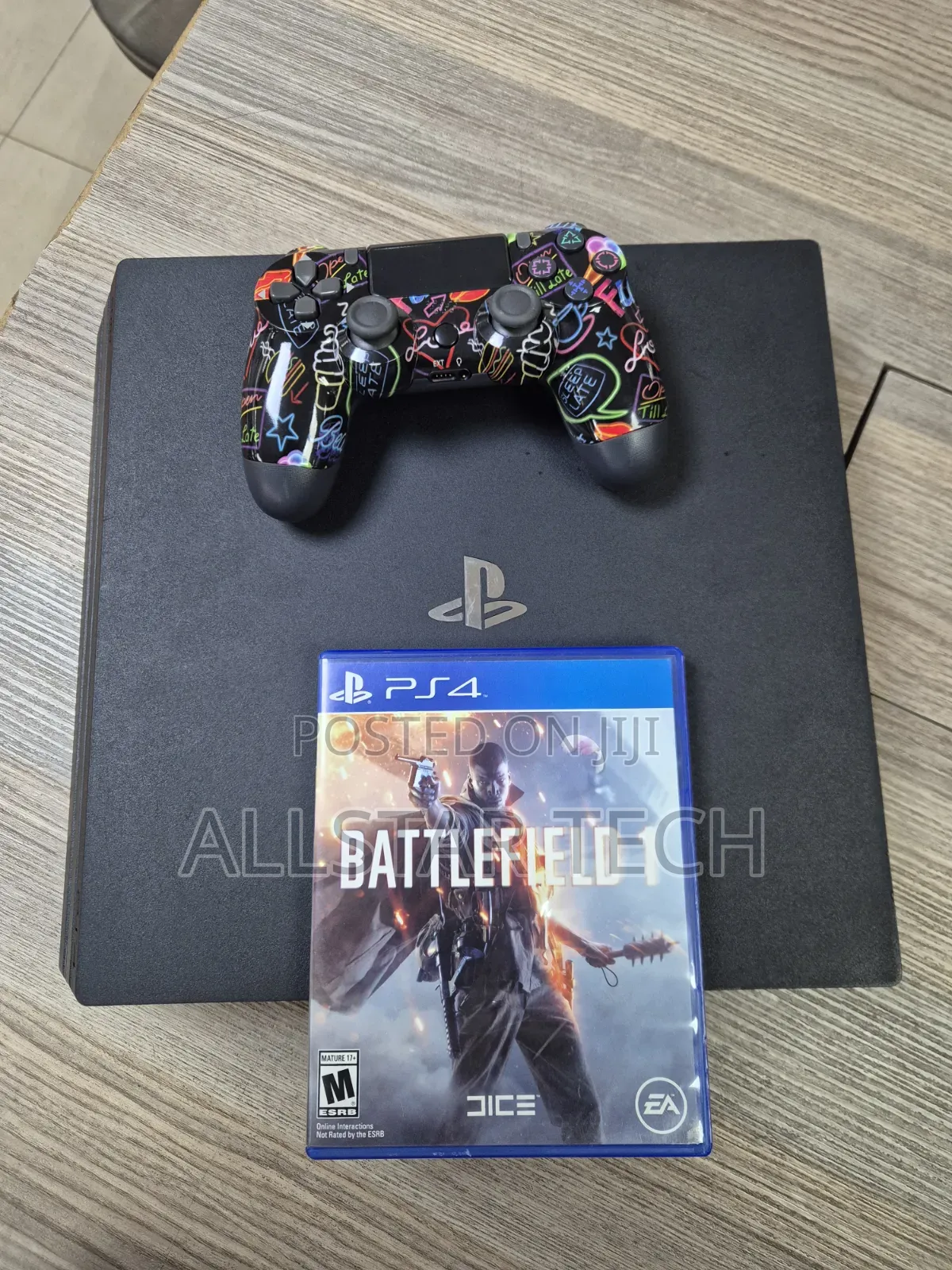 Sony Playstation 1 Controller With 1 Battlefield Game.