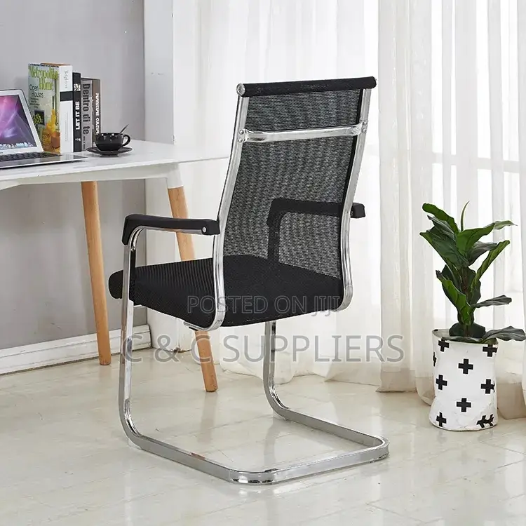 Guest Seats: Mesh Executive Comfortable Back Fabric Office Chairs