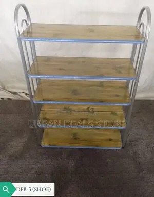 5 Tier Wooden Imported Modern Shoe Rack