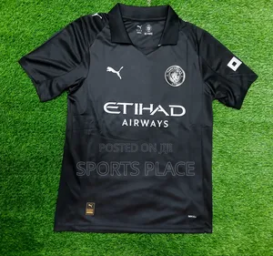 Black Away Manchester City Jersey 25/26