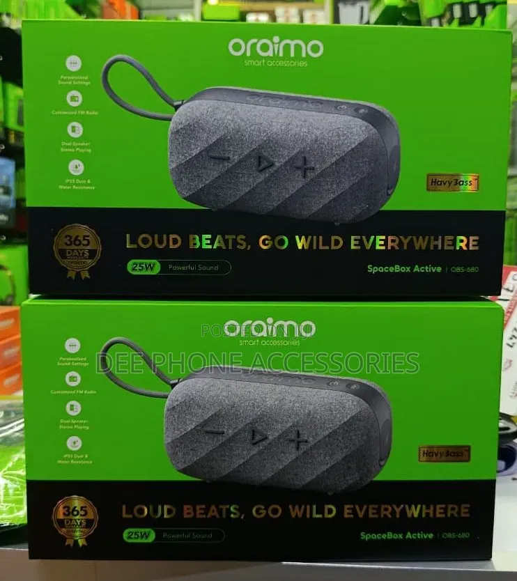 Oraimo Space Box Active Portable Bluetooth Speaker