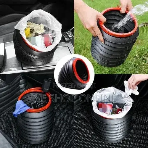 4l Collapsible Foldable Car Waste Bin