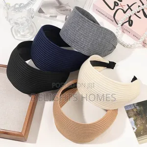 Anti-Slip Ribbed Elastic Hairband-Re