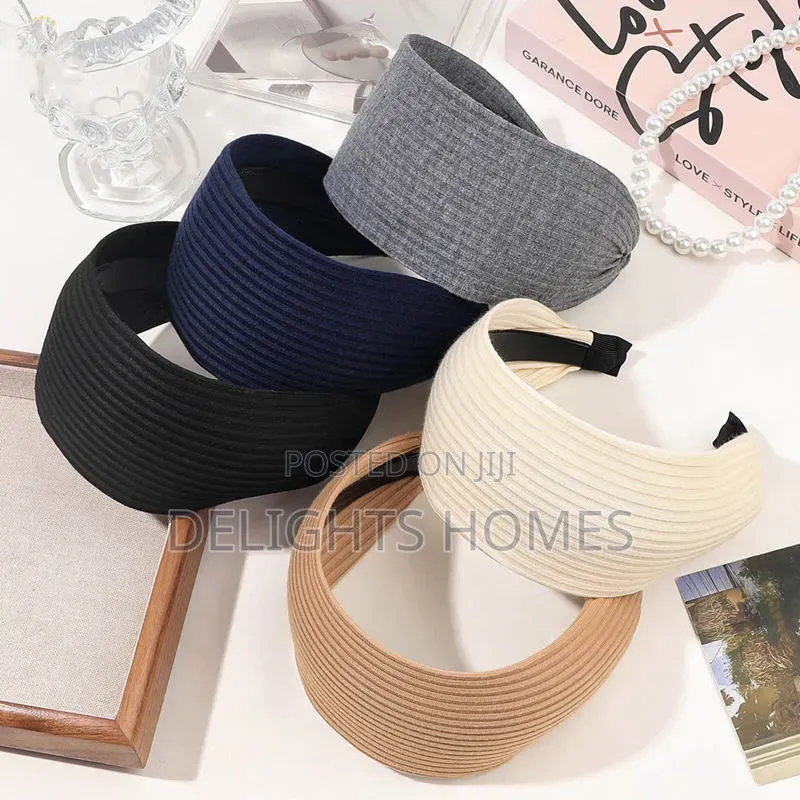Anti-Slip Ribbed Elastic Hairband-Re