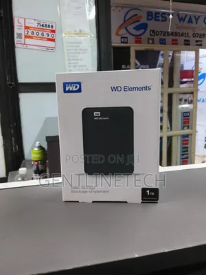 Wd 1tb Portable External HDD – Plug Play