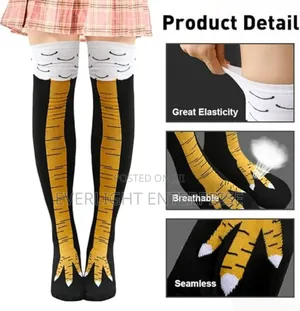 Halloween Funny Chicken Foot Socks