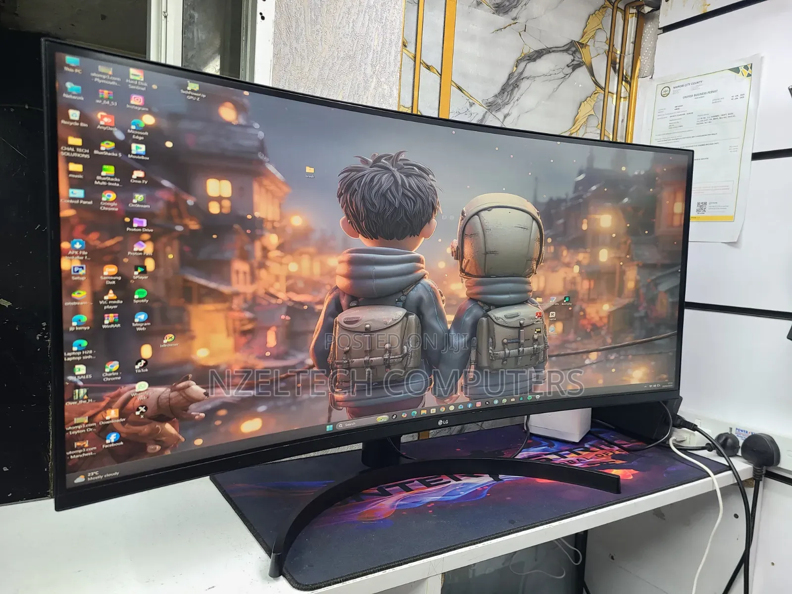 Model: Lg 35wn75c-B
Screen: 35" Curved Ultrawide Va
Resolution: 3440 X