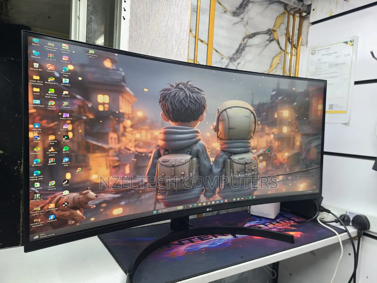 Model: Lg 35wn75c-B
Screen: 35" Curved Ultrawide Va
Resolution: 3440 X