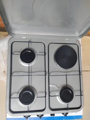 Nunix 3+1 Burner Table Top Cooker With Auto Ignition Electric Plate