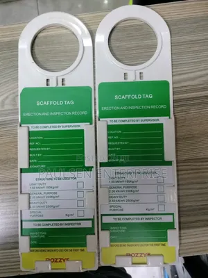 Scaffolding Inspection Record/Scaffolding Status Holder.