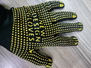 Pvc Dotted Cotton Knit Work Gloves