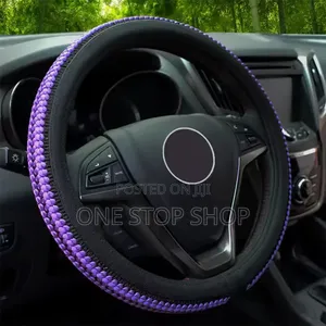 Breathable Universal Fit Mesh Fabric Car Steering Wheel Cover