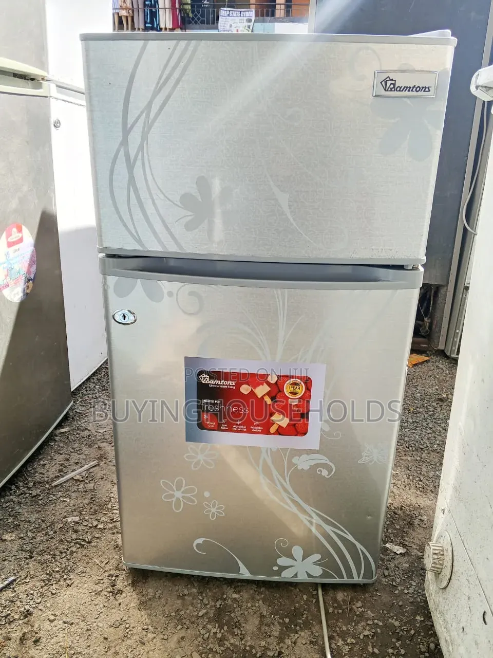 Ramtons 95l Two Door Fridge