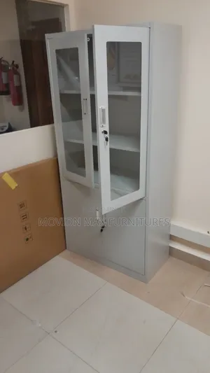 Glass Lockable Filling Cabinet